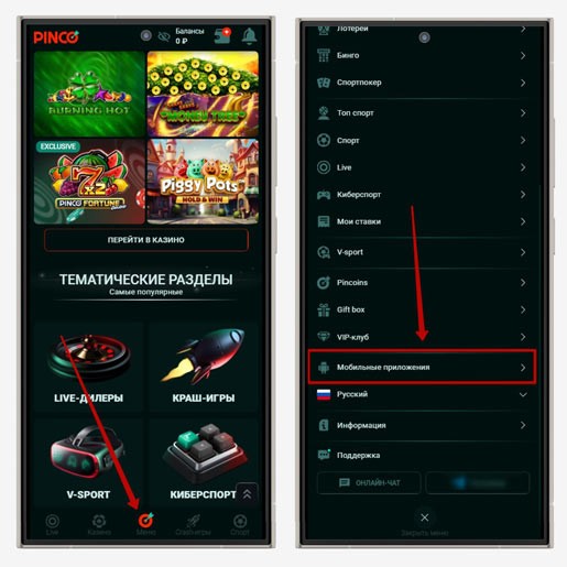 Скачивание софта